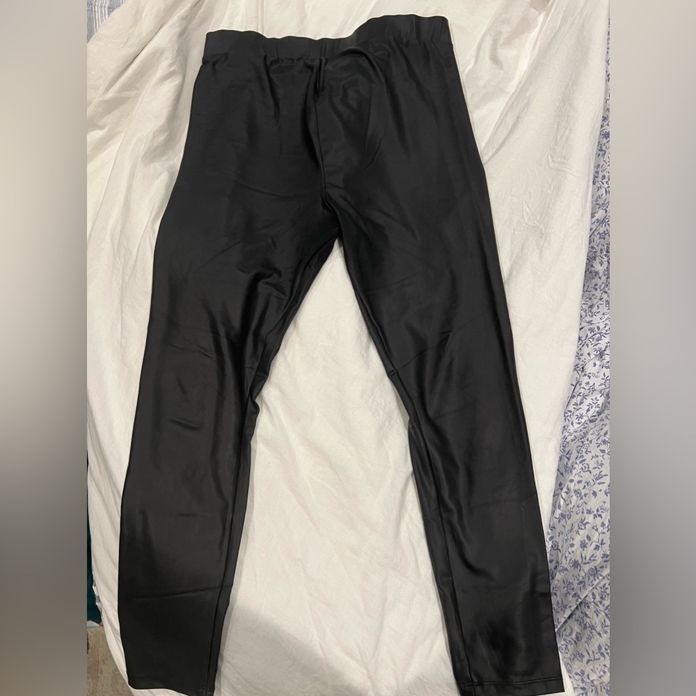 Pleather Maternity pants